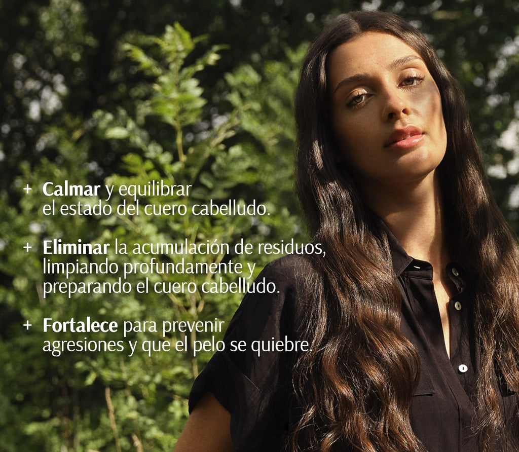 شامبو اكليل الجبل  + الببديتات لتهيئة فروة الرأس