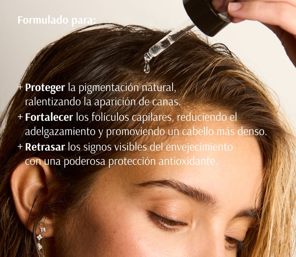 سيروم لفروة الرأس الميرمية + الفيتامينات المتعدده  لمقاومة الشيب وعلامات شيخوخة الشعر