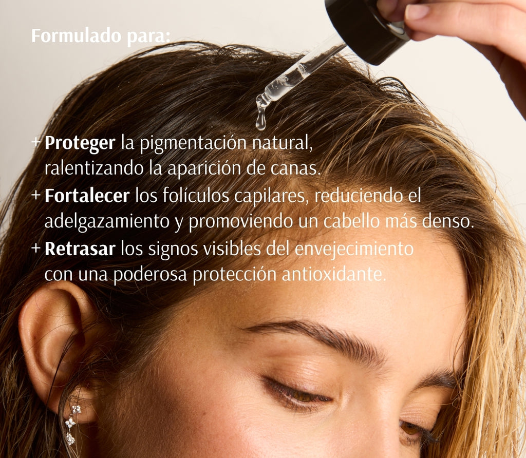 سيروم لفروة الرأس الميرمية + الفيتامينات المتعدده  لمقاومة الشيب وعلامات شيخوخة الشعر