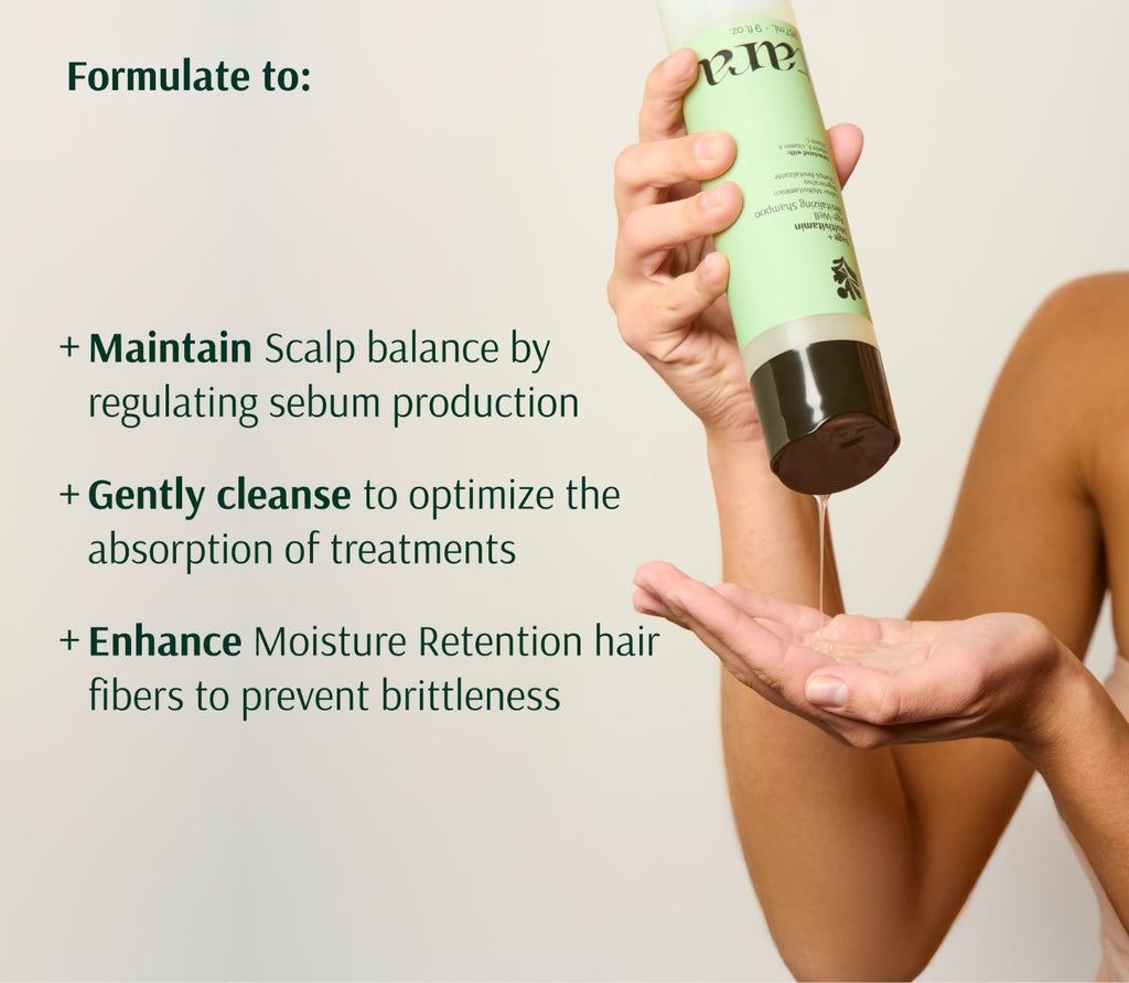 شامبو الميرمية + الفيتامينات المتعدده لمحاربة شيخوخة الشعر