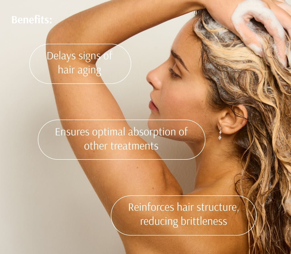 شامبو الميرمية + الفيتامينات المتعدده لمحاربة شيخوخة الشعر