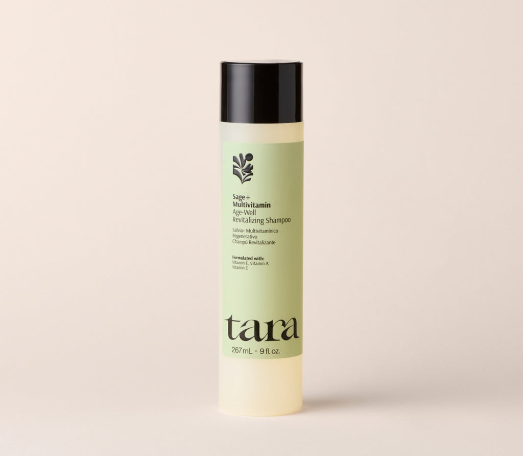 شامبو الميرمية + الفيتامينات المتعدده لمحاربة شيخوخة الشعر